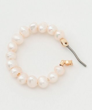TOCCA PEARL HOOP PIERCED EARRINGS 淡水バロックパール ピアス ゴールド系