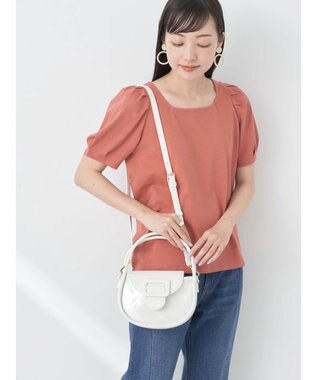 earth music&ecology リングハンドルバッグ Off White