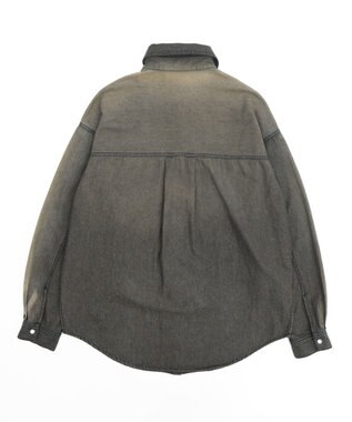 WEGO デニムウエスタンBIGシャツ デニムブラック