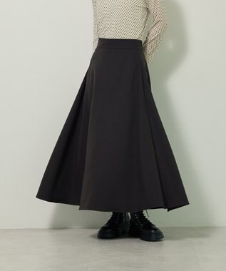 Green Parks ・ｓｗｉｎｇ　ｂｙ　ロングフレアスカート Black