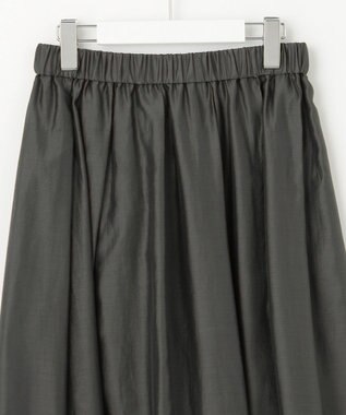 自由区 【洗える】エアリー スカート スレート