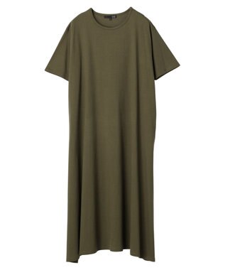 Green Parks ・ＳＵＧＡＲ　ＳＰＯＯＮ　カットフレアワンピース Khaki