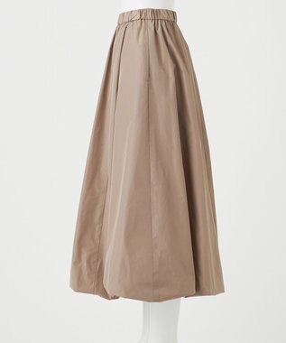 23区 S 【R(アール)】シルクタフタ ギャザースカート モカ系