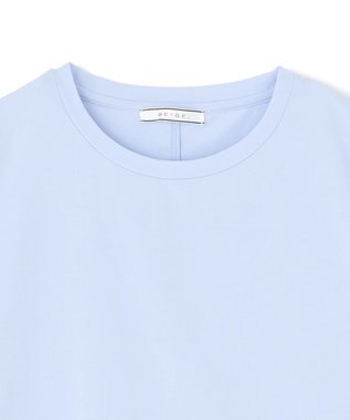 BEIGE， 【洗える】BROIS / 半袖コットンＴシャツ Sax