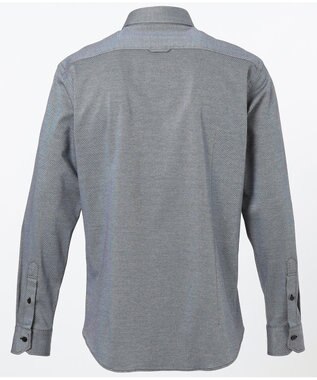 JOSEPH ABBOUD 【キングサイズ】コンパクトジャージーバーズアイ シャツ ネイビー系