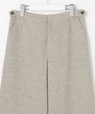 J.PRESS LADIES S ラメツイード クロップド パンツ ベージュ系