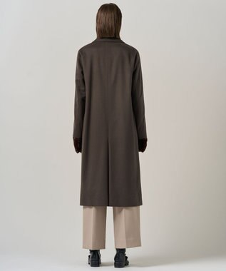 ICB ピュアカシミヤ チェスターコート チャコール系