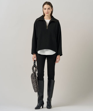 ICB L 【マシンウォッシャブル可】シンプルジャージー ロングスリーブTシャツ オフホワイト系