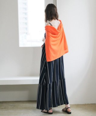 YECCA VECCA アートプリントキャミワンピース Stripe