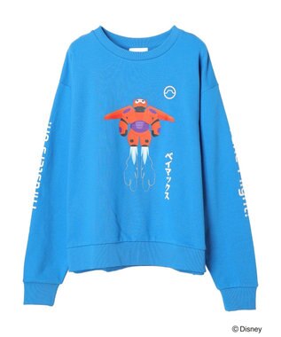 Green Parks ベイマックス／グラフィック裏毛プルオーバー Blue