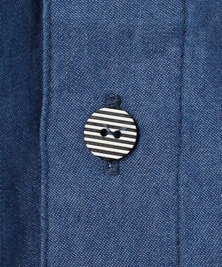 J.PRESS KIDS 【140-170cm】バックブル ダンガリー 半袖シャツ ネイビー