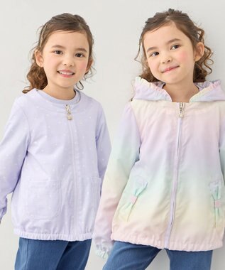 ANY KIDS 【フード取り外し/洗濯機可能】撥水加工リバーシブルゾン