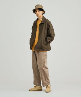 J.PRESS YORK STREET 【UNISEX】ウールライク MA-1コーチジャケット カーキ系