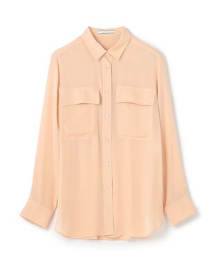 BEIGE， OLGA / シャーリングブラウス L.Orange