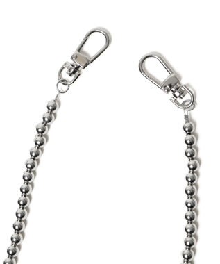 WEGO くしゅくしゅビーズストラップ ブラック