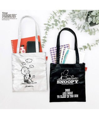 ROOTOTE 8446【スヌーピー】IP.ベビールー.メタリック.ピーナッツ-0Q 01：ブラック