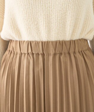 earth music&ecology プリーツミディスカート Beige