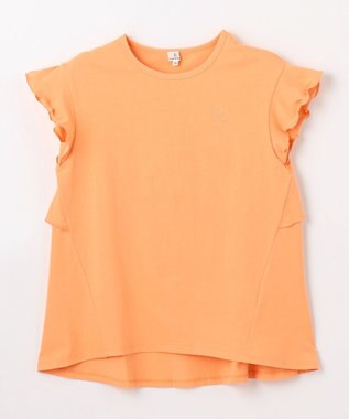 組曲 KIDS 【150-160㎝】バックフリル チュニック オレンジ