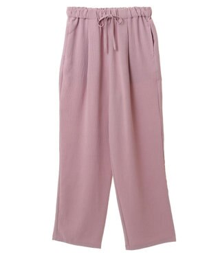 Green Parks クリンクルテーパードイージーパンツ Pink