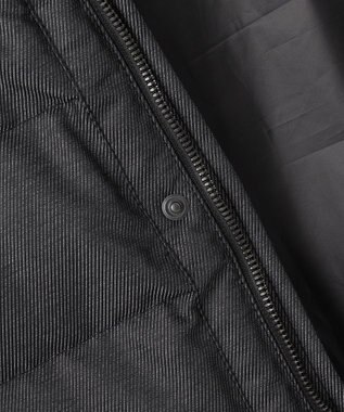 JOSEPH ABBOUD 【撥水/軽量/防風/フード取り外し可/ダウン】インターレースカルゼ  ダウン ブルゾン グレー系
