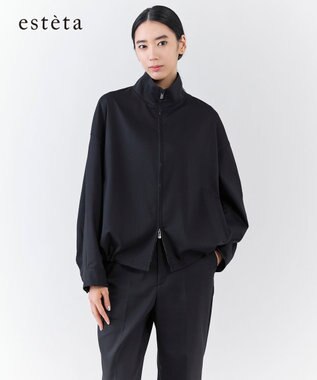 23区 【エステータ】ライトダブルクロス ブルゾン