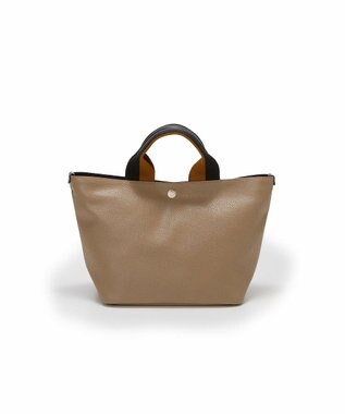TOPKAPI 【Breath TOPKAPI】SCOTCH GRAIN スコッチグレイン プレーン 2トーンテープ ハンドル トートバッグ S カーキブラウン