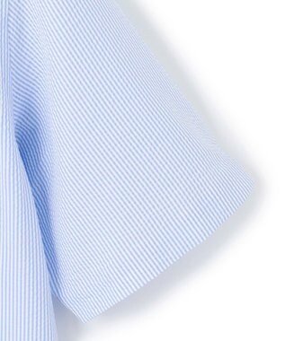 J.PRESS MEN 過酷な夏を乗り切るマストな1着！【 高通気性 / 軽量 / ノンアイロン / 撥水】【BEAT HEAT SYSTEM】半袖シャツ / B.D. サックスブルー系1