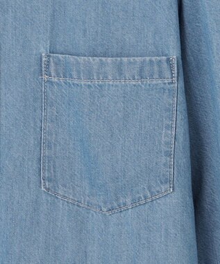 J.PRESS LADIES デニム シャツ ブリーチ系