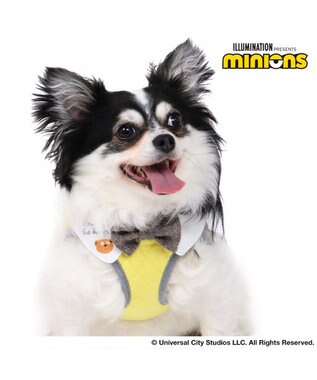 犬 ハーネス ミニオン ベストハーネス ３ｓ キルティング 小型犬 おさんぽ おでかけ お出掛け おしゃれ オシャレ かわいい Pet Paradise ファッション通販 公式通販 オンワード クローゼット