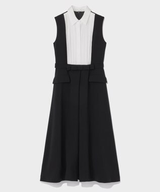 GRACE CONTINENTAL シアータック切替ドレス ブラック