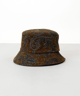 AURORA 【 ANNA SUI（アナ スイ）】ジャガードバケットハット キャメル