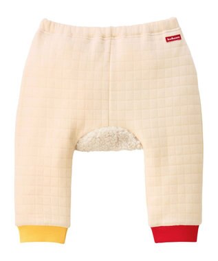 MIKI HOUSE HOT BISCUITS 【70-80cm】 顔ドン あったか ベビーパンツ アイボリー