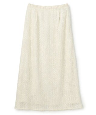 UNFILO エアリーヤーン Iラインスカート