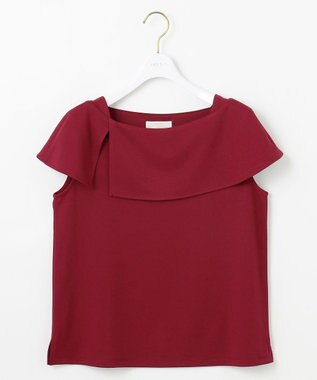 ANY SIS ケープディテール カットソー レッド