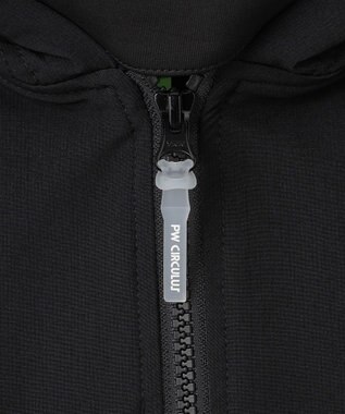 PW CIRCULUS 【MEN】NEW ダンボール デタッチャブルフーディー ブラック系