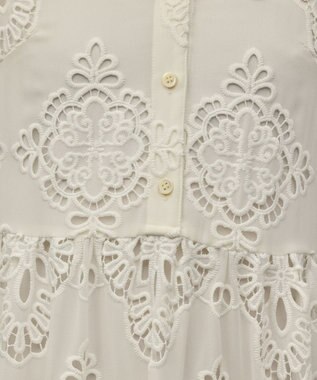 GRACE CONTINENTAL カットレースワンピース ホワイト