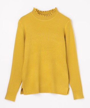 ANY L 【6色展開】フリルネックニット マスタード