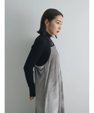 Green Parks armonia．ベロアキャミワンピース Gray