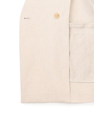 UNFILO 【セットアップ着用可】TENNEN TOUCH ダブルブレスト ジャケット ベージュ