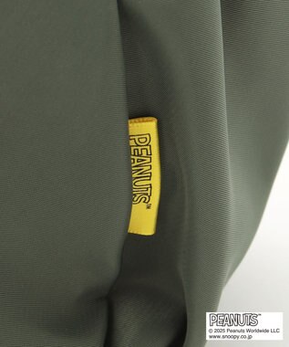 Y'SACCS SNOOPYデザイン　ギャザー2wayミニトート カーキ