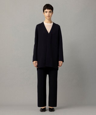 NAVE 【xNAVE】川上桃子コラボ ニットワイドパンツ ネイビー系