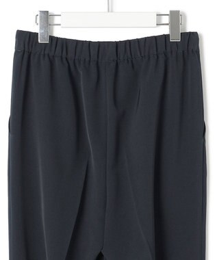 23区 【セットアップ対応/洗える】2WAYストレッチツイル ドロスト パンツ ブラック系