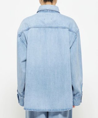 uncrave 【upper hights × uncrave】THE SENSE uncrave デニムシャツ フェザースカイブルー