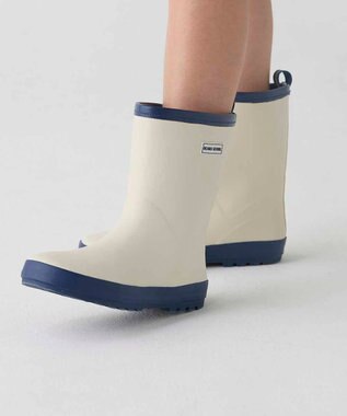 BEAMS SCHOOL レインブーツ サンドベージュ
