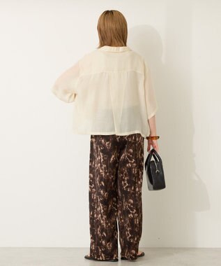 AMERICAN HOLIC イージーケア柄パンツ Brown