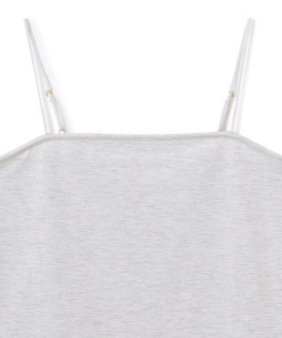 UNFILO L ラメストレッチ キャミソール グレーラメ