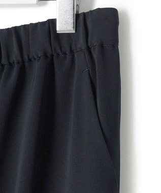 23区 【セットアップ対応/洗える】2WAYストレッチツイル ドロスト パンツ ブラック系