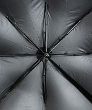AURORA 【 JILL STUART（ジル スチュアート）】・WEB限定・　リボン付き晴雨兼用パラソル(折りたたみ) ブラック