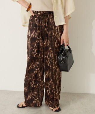 AMERICAN HOLIC イージーケア柄パンツ Brown