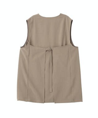 CRAFT STANDARD BOUTIQUE バックデザインジレ Beige